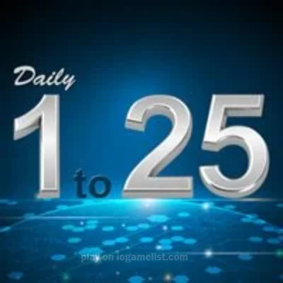  Daily 1 to 25 unblocked