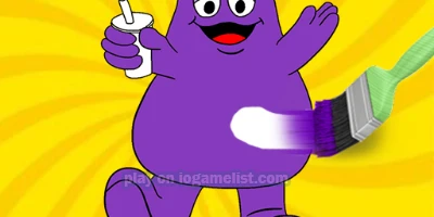  Grimace Shake Coloring Book unblocked