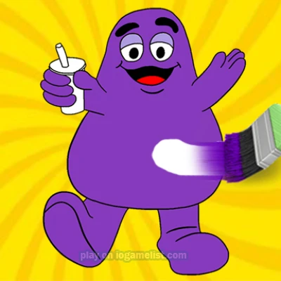  Grimace Shake Coloring Book unblocked