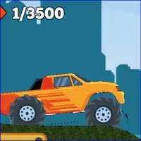 Monster Truck Hill Racing animated large